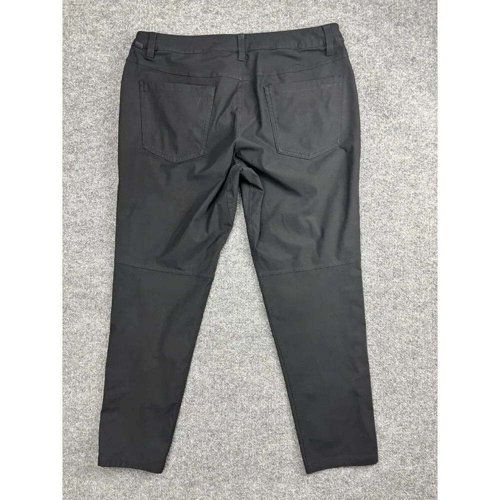 Lululemon Pants Mens 33 Black Slim Fit Stretch Chino Tapered Casual Pockets Golf